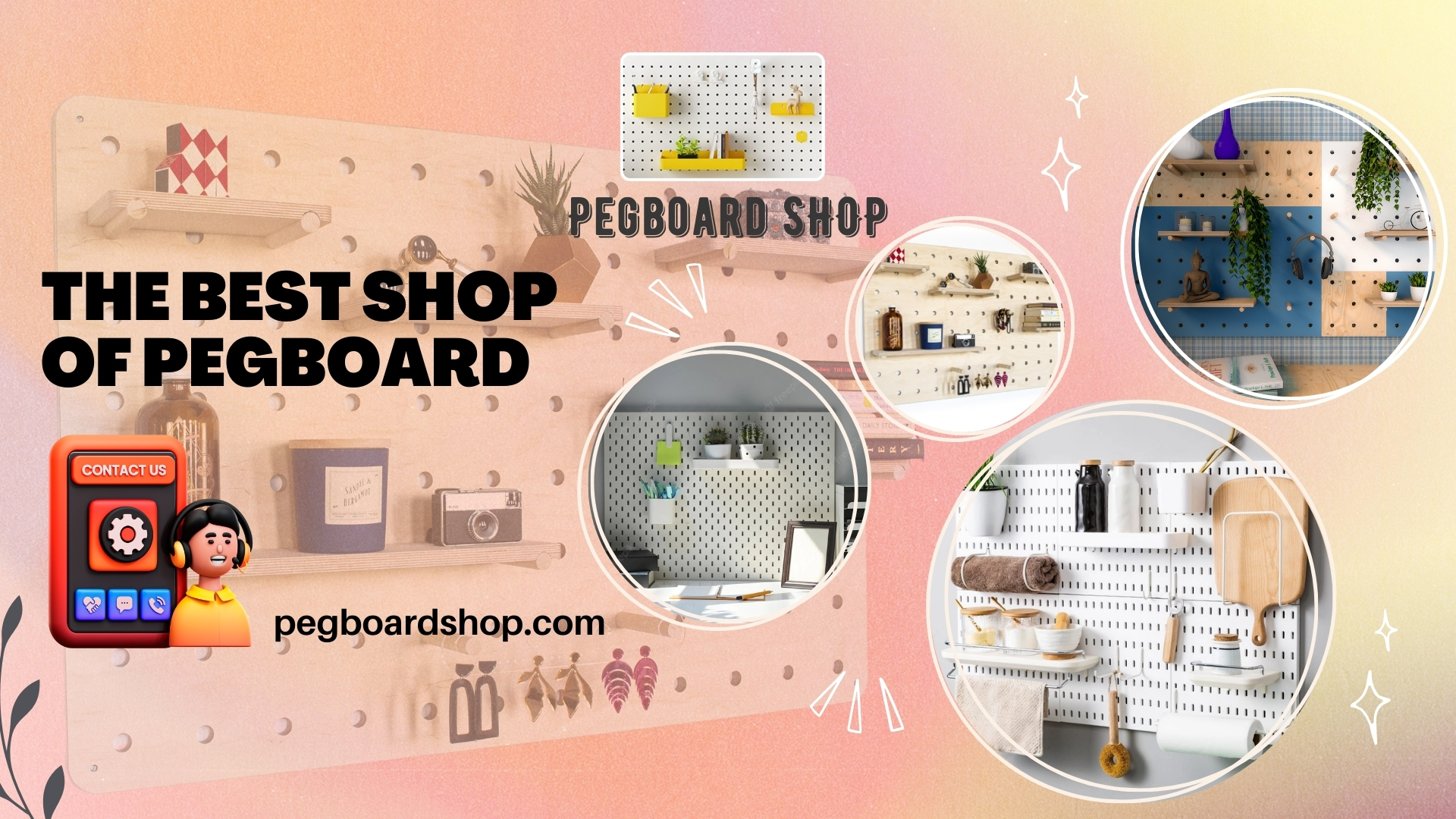 PEGBOARD SHOP BANNER - Pegboard Shop