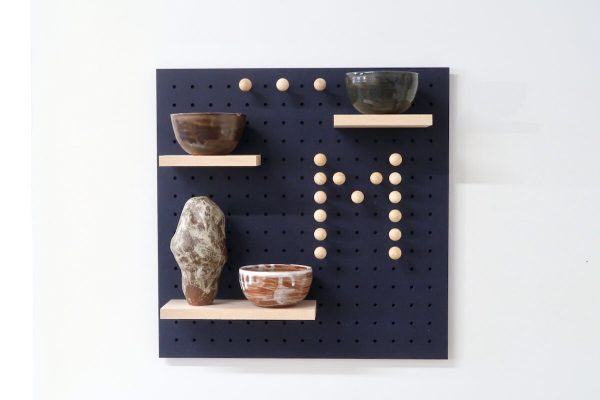 Pegboard 48x48 cm - Modular Storage based on Wall Shelf for your Home or bedroom - Blue